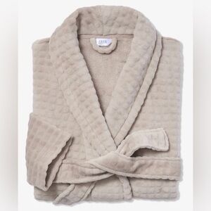 Ulta Beauty Plush Beige Mauve Bathrobe Robe S/M small medium